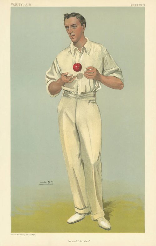 Cricketer trading card: B. J. T. Bosanquet