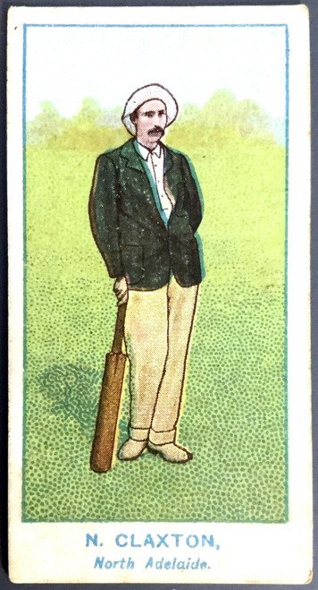 Cricketer trading card: Claxton