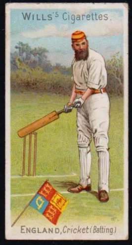 Cricketer trading card: Grace