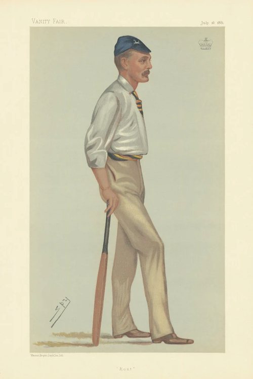 Cricketer trading card: Harris