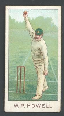 Cricketer trading card: W. P. Howell