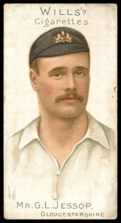Cricketer trading card: Gilbert Jessop