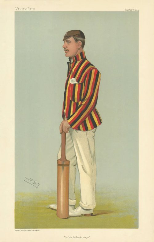 Cricketer trading card: Lord Dalmeny