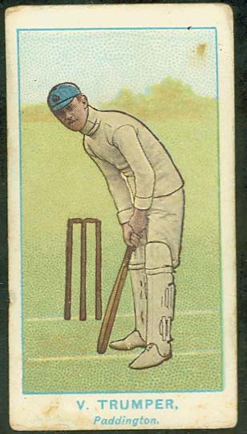 Cricketer trading card: Victor Trumper