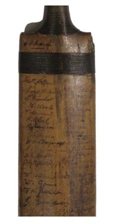 The Bardswell Bat, as auctioned by Christie&rsquo;s in 2006