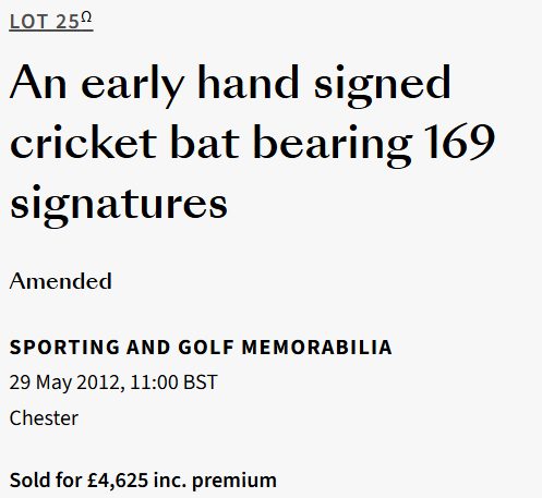 The 2012 Bonhams lot listing