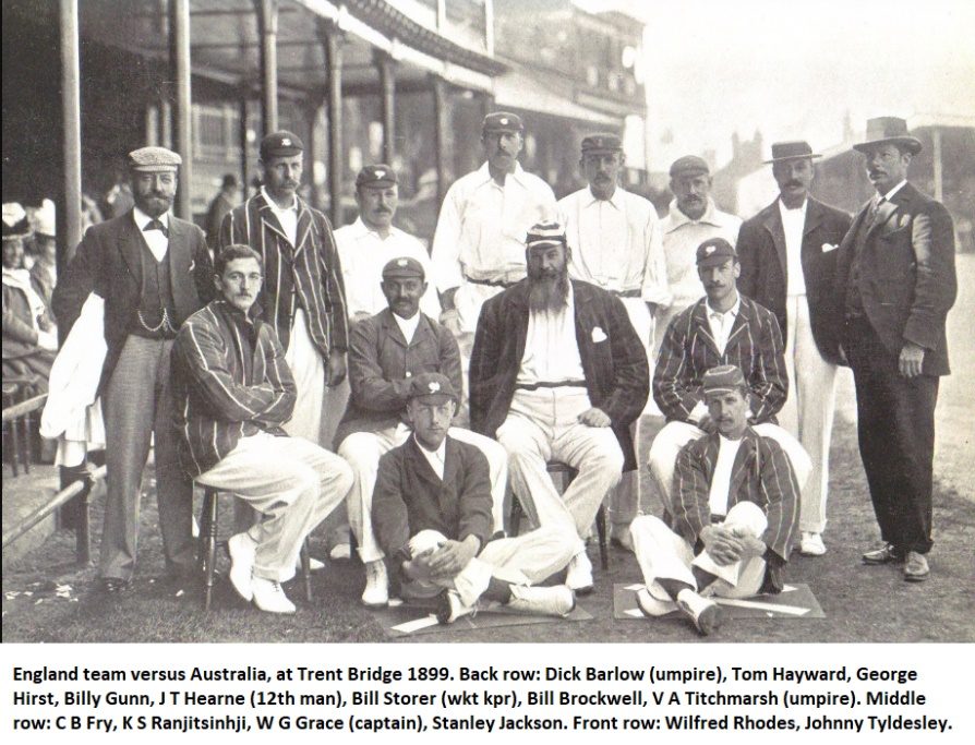 The team photograph commemorating W. G. Grace&rsquo;s last Test match